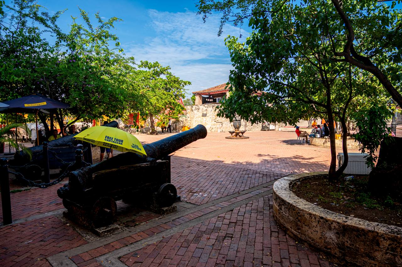 Meeting Point Plaza Santa Teresa in Cartagena